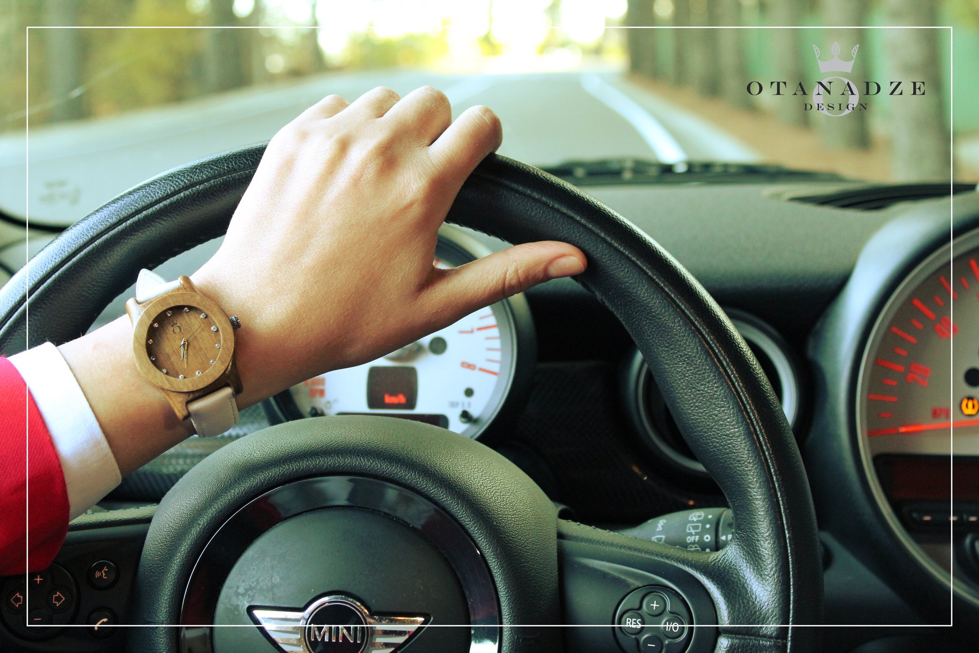 Wooden Watch With Leather - Image 2