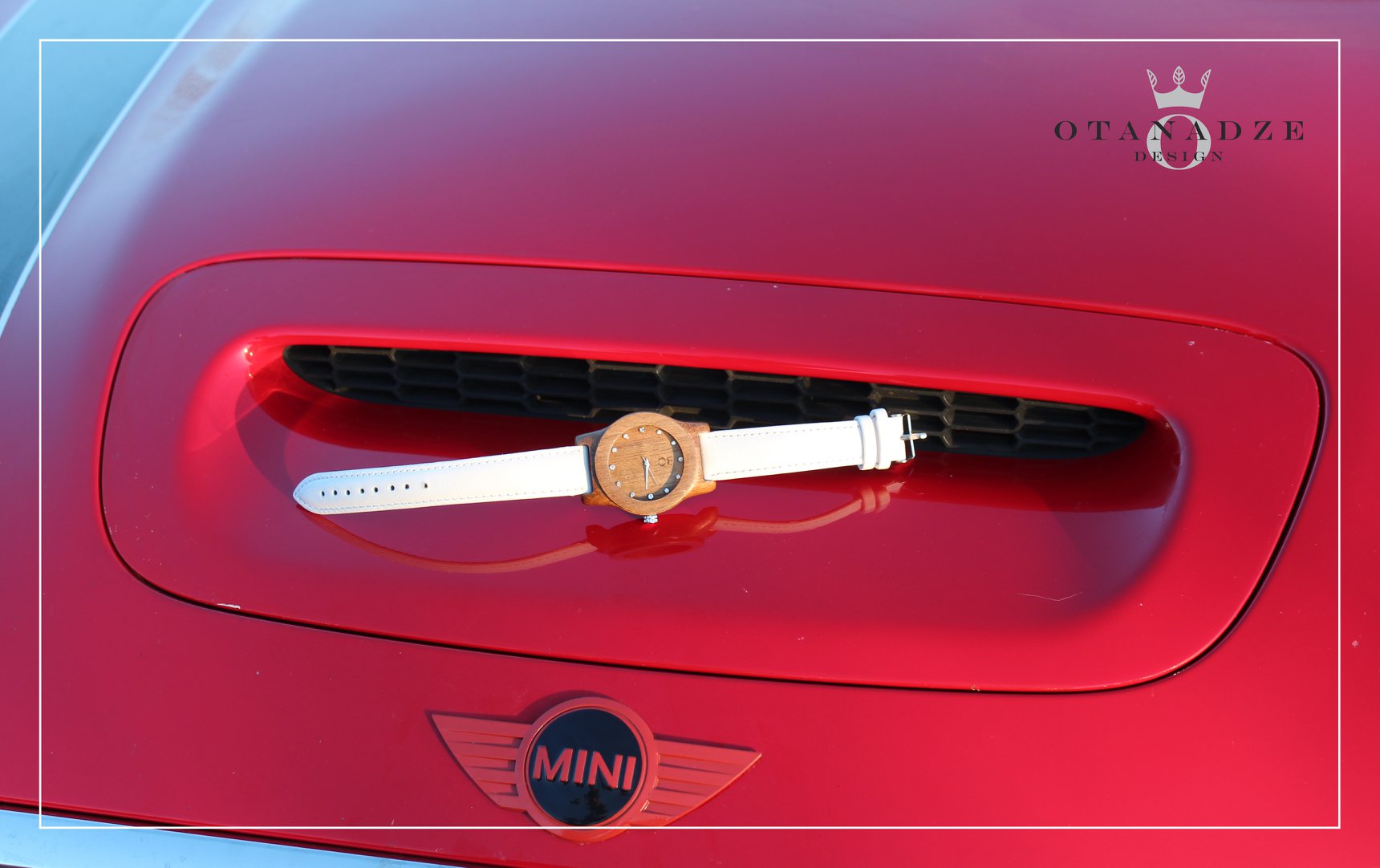 Wooden Watch With Leather - Image 4