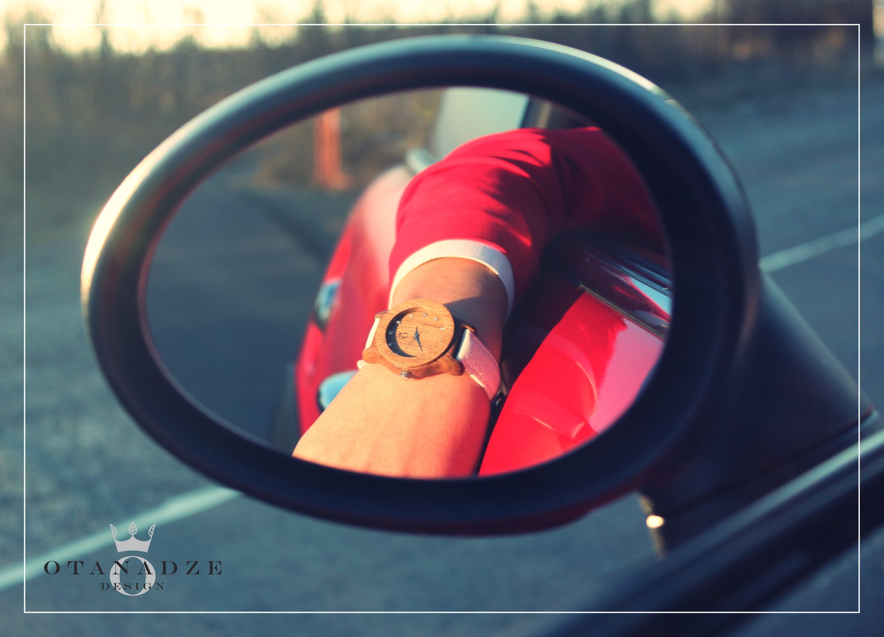 Wooden Watch With Leather - Image 3