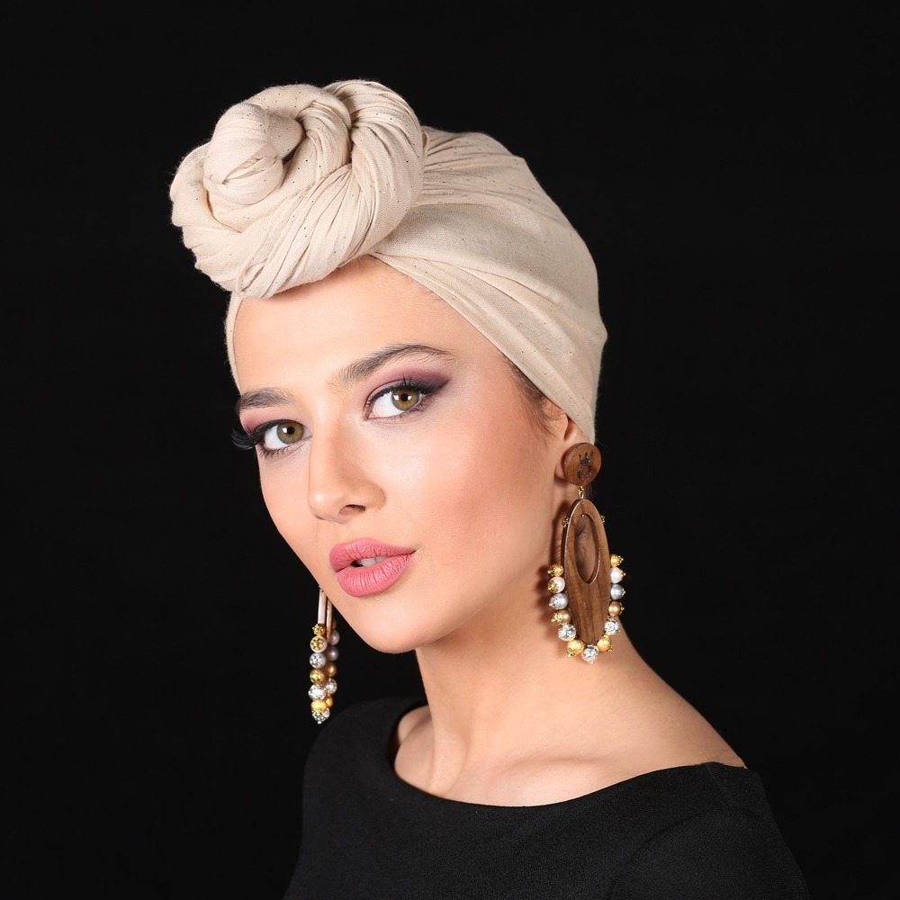 Handmade Wooden Earrings With Volcanic Lava Stones