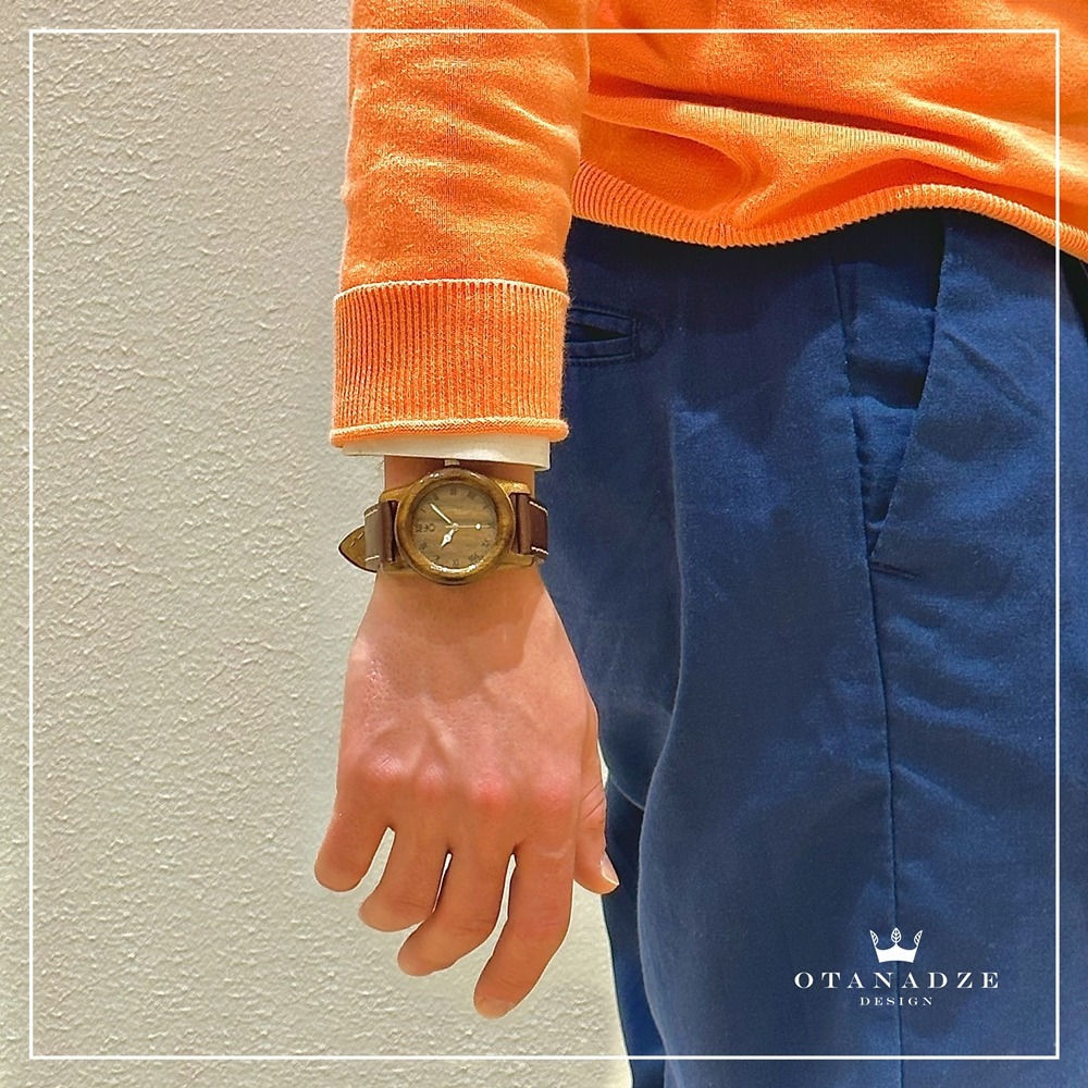 Handmade Wooden Watch With Leather - Image 4