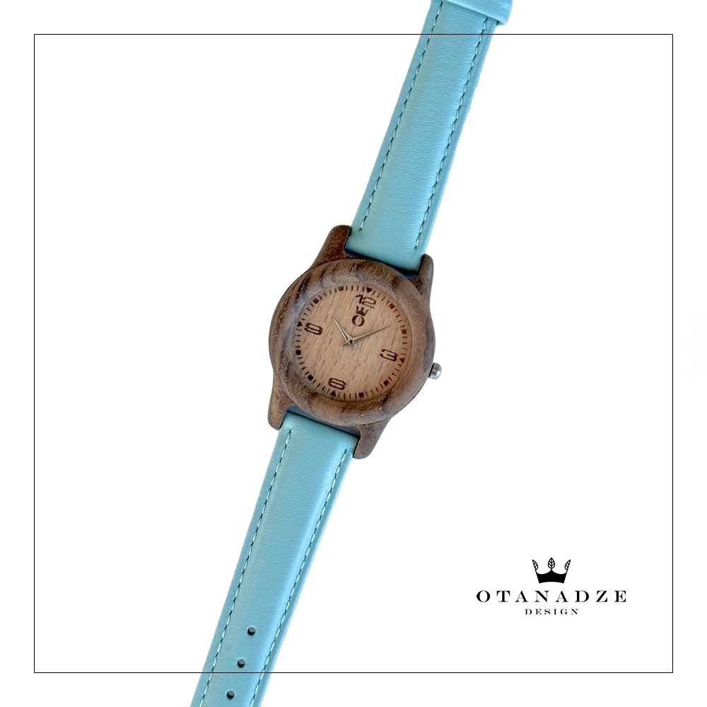 Women’s Handcrafted Timepiece – Luna (LIGHT BLUE) - Image 2