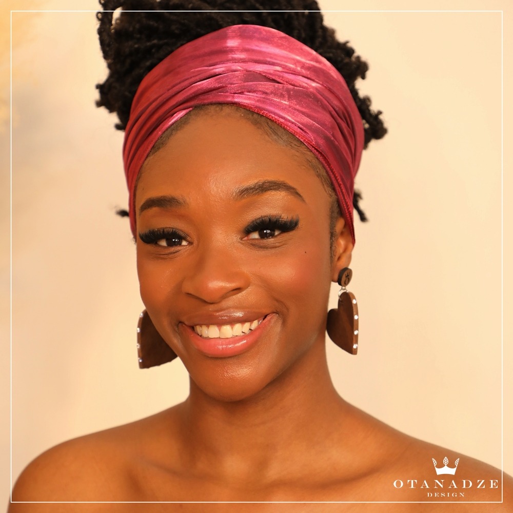 Handmade Wooden Earrings With Zircons - Image 3